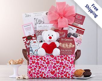 Happy Valentine's Day Gift Basket Free Shipping